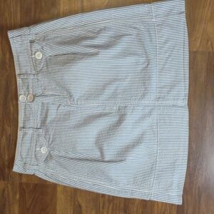 Paper Boy Anthropologie seersucker mini skirt